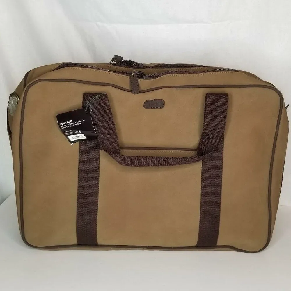 Aramis Jet Setter Large Overnight Luggage Bag Brown Promo 19